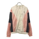 古着 Calvin klein Jeans カルバンクラインジーンズ 長袖 ウインドブレーカー M ホワイト 裏メッシュ ジップパーカー レディース 【中古】 ...