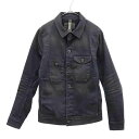 ジースターロウ デニムジャケット XS グレー系 G-STAR RAW ジージャン メンズ 【中古】 【230330】