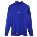 アンダーアーマー スポーツ ロゴプリント アンダーシャツ MD 青 UNDER ARMOUR トレーニング メンズ 【中古】 【230511】 メール便可