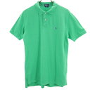 ポロバイラルフローレン 半袖 鹿の子 ポロシャツ XL 18-20 グリーン Polo by Ralph Lauren キッズ 【中古】 【240414】 メール便可