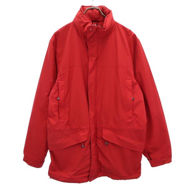 エルエルビーン 長袖 アウトドア ナイロンジャケット M レッド L.L.Bean 収納型フード メンズ 【中古】 【231023】 【PD】