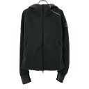 古着 adidas アディダス トレーニング 長袖 ジップパーカー S ブラック サムホール付き レディース 【中古】 【PD】