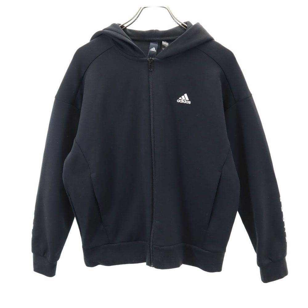 アディダス 長袖 ジップパーカー OT ブラック adidas レディース 【中古】 【240417】 【PD】