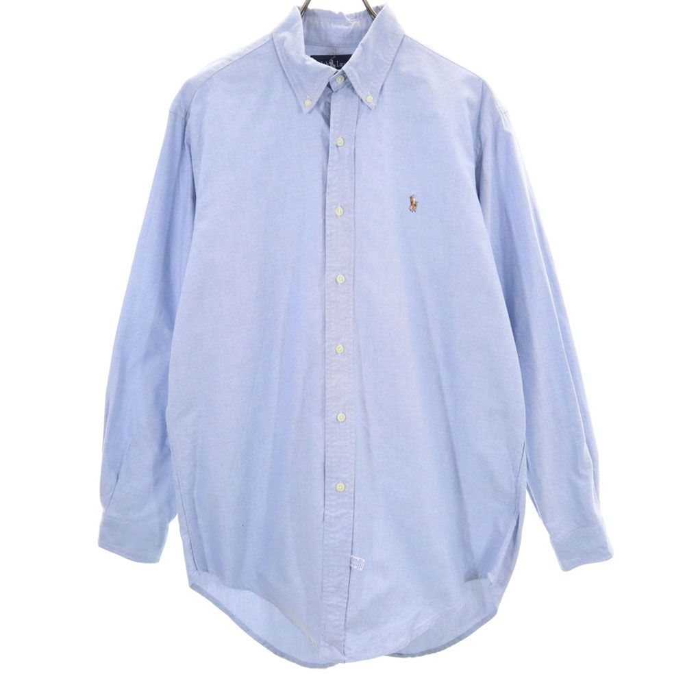 ラルフローレン 半袖 ボタンダウンシャツ 151/2-33 ブルー RALPH LAUREN メンズ 【中古】 【240417】