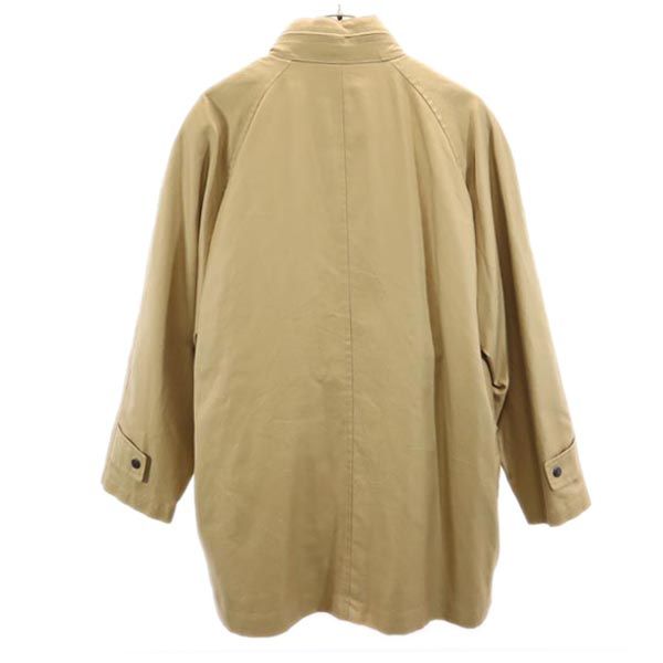 アクアスキュータム 日本製 2way ステンカラーコート M ベージュ系 Aquascutum 中綿ライナー付き フード メンズ 【中古】 【230925】