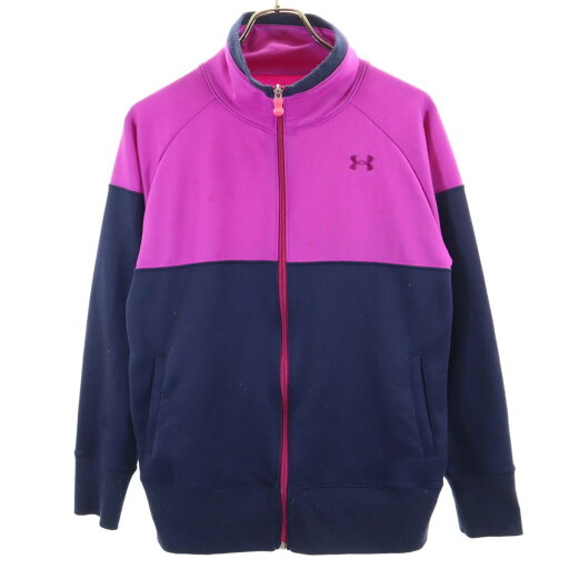 古着 UNDER ARMOUR アンダーアーマー ジャージ トラックジャケット L ネイビー レディース 【中古】 古着 UNDER ARMOUR アンダーアーマー ジャージ トラックジャケット L ネイビー レディース 【中古】