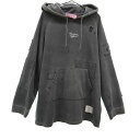 エッフェ 日本製 ワッペン スウェットパーカー グレー EFFE 原宿 トンちゃんストリート プルオーバー ロゴプリント メンズ 【中古】 【230925】|詳細画像