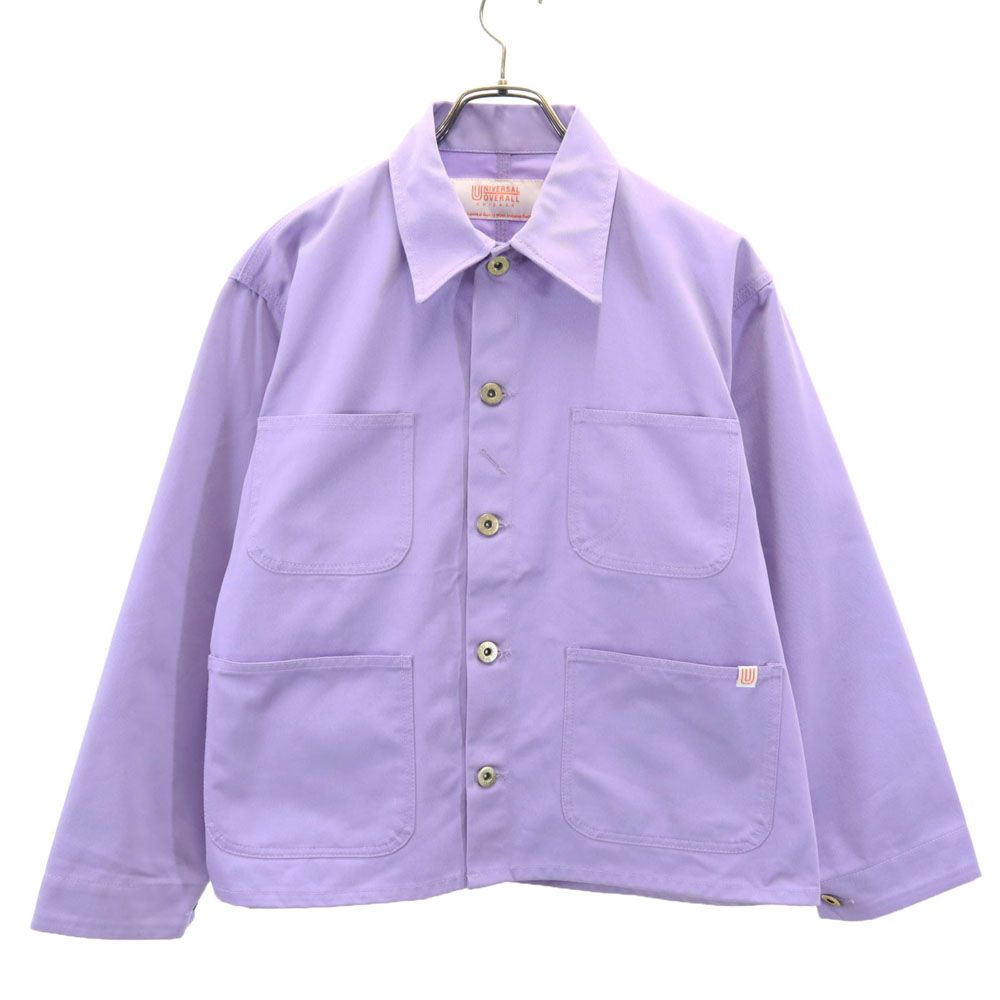 古着 UNIVERSAL OVERALL ユニバーサルオーバーオール ビーミング コラボ ワークジャケット M パープル B:MING by BEAMS メンズ 【中古】
