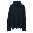 アレキサンダーワン 長袖 タートルネック セーター M ブラック Alexander Wang エルボーパッチ ニット メンズ 【中古】 【240213】