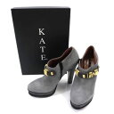 未使用 ケイト イタリア製 ブーティ 35 グレー系 KATE レディース 【中古】 【230422】