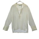 古着 ZARA ザラ 未使用 長袖 シャツ XS ホワイト スキッパーカラー レディース 【中古】 【PD】(4)