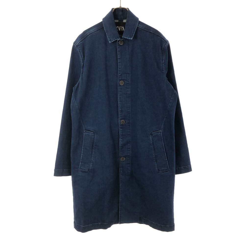 ザラ デニムコート S ブルー系 ZARA メンズ 【中古】 【240421】