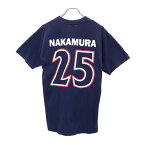 ジャージーズ 90s オールド USA製 横浜マリノス 背番号25 村上選手 半袖 Tシャツ M 紺 JERZEES サッカー 横浜マリノス 中村 メンズ 【中古】 【230609】 メール便可