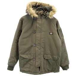 ディッキーズ 中綿ジャケット 160 カーキ系 Dickies キッズ 【中古】 【231215】