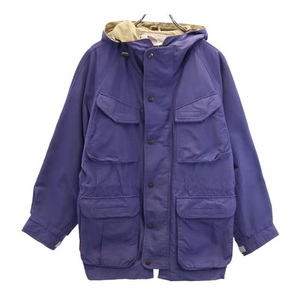 古着 HUNTING FIELD ナイロンブレンド 長袖 フード ジャケット M パープル系 メンズ 【中古】 【PD】