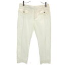 古着 Aquascutum アクアスキュータム サブリナ パンツ 10 白 レディース 【中古】
