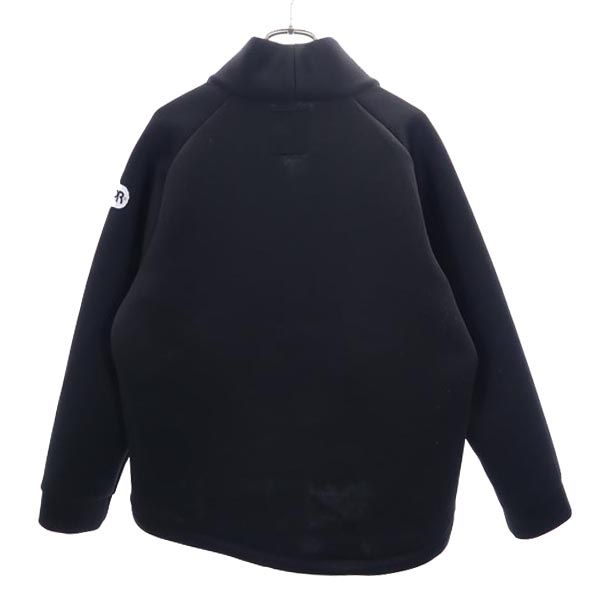 アウトドア ジャージ素材 ジャケット M ブラック OUTDOOR Vネック メンズ 【中古】 【221227】