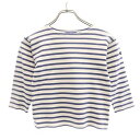 古着 SAINT JAMES セントジェームス フランス製 ボーダー 長袖 Tシャツ 6ans ネイビー系 ロンT キッズ 【中古】 【PD】(4)