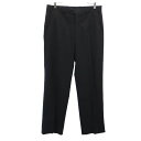 アルマーニコレッツォーニ スラックスパンツ ブラック ARMANI COLLEZIONI メンズ 【中古】 【240422】