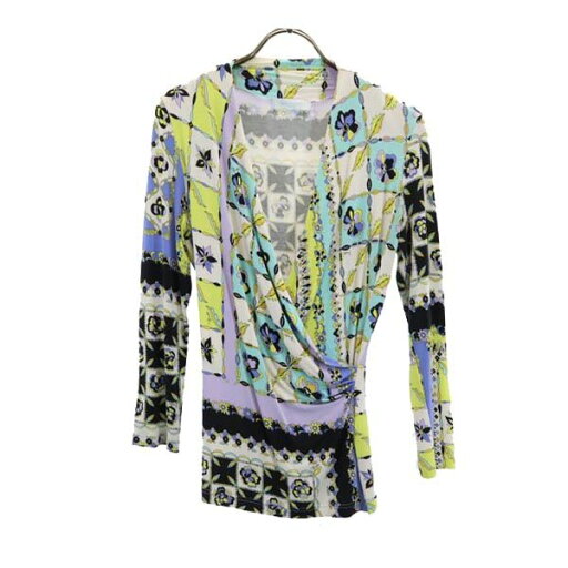 エミリオプッチ イタリア製 長袖 総柄 カットソー S Emilio Pucci レディース 【中古】 【230727】 メール便可 エミリオプッチ イタリア製 長袖 総柄 カットソー S Emilio Pucci レディース 【中古】 【230727】 メール便可