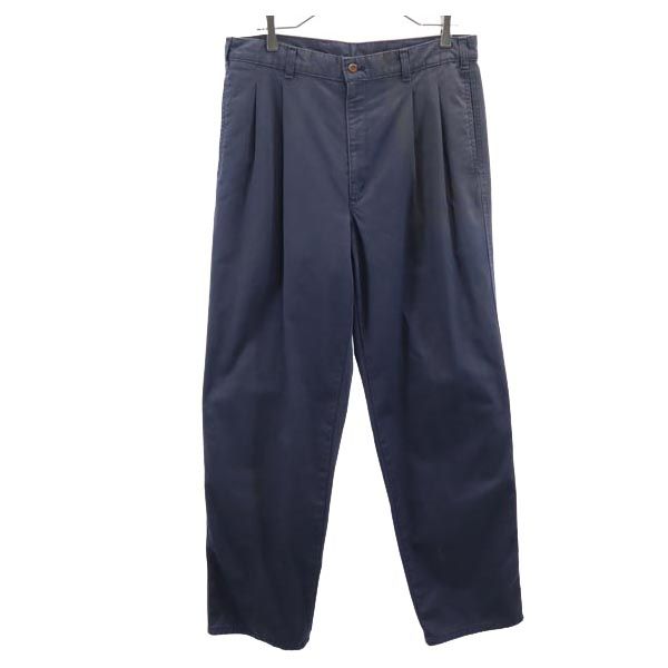 ドッカーズ USA製 ロングパンツ w34 ネイビー DOCKERS メンズ  