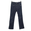 アルマーニジーンズ イタリア製 ブーツカットデニムパンツ w26 ARMANI JEANS フレア ジーンズ ロゴ レディース 【中古】 【240422】