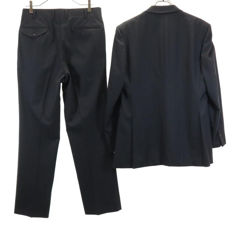 古着 BURBERRY バーバリー 三陽商会 日本製 ウール ストライプ柄 スーツ 上下 セットアップ 94-82-175 グレー系 メンズ 【中古】 【PD】