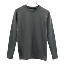 マーモット プリント 長袖 Tシャツ XS グレー MARMOT ロンT ロゴ メンズ 【中古】 【231028】