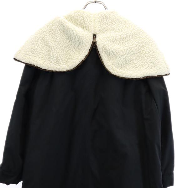 古着 MARC JACOBS マークジェイコブス モッズコート 4 黒 裏ボア レディース 【中古】 【PD】