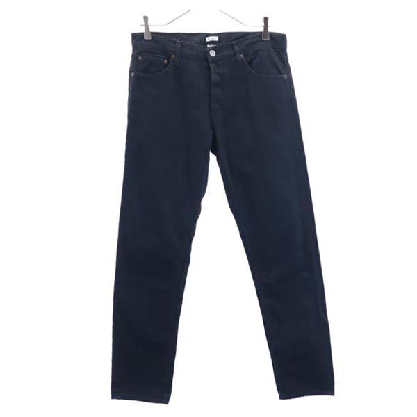 古着 Mynt Denim ミントデニム USA製 テーパードデニムパンツ w31 ブラック系 ボタンフライ ジーパン メンズ 【中古】