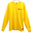 ベンデイビス プリント 長袖 Tシャツ M イエロー BEN DAVIS メンズ 【中古】 【230206】
