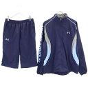 アンダーアーマー ショートパンツ 上下 セットアップ トレーニングウェア MD 紺×グレー ×水色 UNDER ARMOUR メンズ 【中古】 【230209】