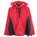 古着 NIKE ナイキ 90s 00s オールド ハーフジップ パーカー S レッド系 メンズ 【中古】 【PD】