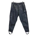 古着 リーボック Reebok チェック柄 トレーニング ウインドパンツ XO グレー系×黒 スポーツ メンズ 【中古】
