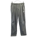 アディダス ロゴプリント ウインド パンツ S グレー adidas メンズ 【中古】 【230707】