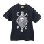 ベイプ プリント 半袖 Tシャツ S 黒 BAPE アベイシングエイプ A BATHING APE ロゴ メンズ 【中古】 【230702】 メール便可