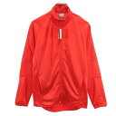 古着 未使用 PUMA プーマ ロゴワッペン 長袖 トレーニングジャージ S レッド トレーニング ワンポイント メンズ 【中古】