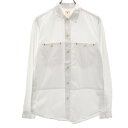 古着 detail in perfection 長袖 シャツ M ホワイト メンズ 【中古】(4)