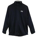 アンダーアーマー スポーツ ロゴプリント ジャージ YLG 黒 UNDER ARMOUR トレーニング キッズ 【中古】 【230511】