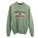 RRL ラルフローレン スウェット XS カーキ ダブルアールエル Ralph Lauren 長袖トレーナー メンズ 【中古】 【230930】