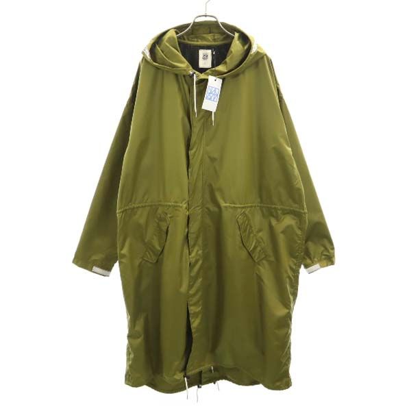 新品 バースト222 18ss V181-01 RAIN COAT レイン コート 2 green vast222 日本製 フード グリーン メンズ 【2103...