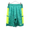 未使用 ナイキ スポーツ ライン ショートパンツ S グリーン系 NIKE メンズ 【中古】 【230416】