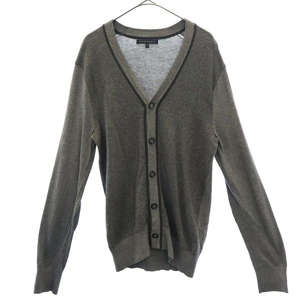 乐天商城 - 古着 Banana Republic バナナリパブリック 切替 長袖 カーディガン S グレー メンズ 【中古】 【PD】