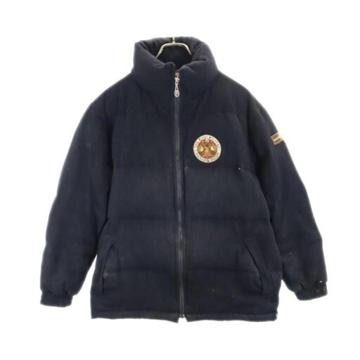 古着 Castelbajac sport カステルバジャックスポーツ ウール100% ダウンジャケット 2 ブラック メンズ 【中古】 古着 Castelbajac sport カステルバジャックスポーツ ウール100% ダウンジャケット 2 ブラック メンズ 【中古】