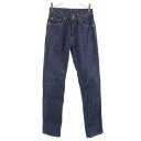 リーバイス 552 ストレート デニムパンツ W25 ネイビー Levi's ジーパン レディース 【中古】 【230313】 【詳細】全体的にスレや色褪せあり。他特に目立つダメージはございません。古着に御理解の上ご購入をお願い致します。 コンディションについて サイズ表記W25 ウエスト66cm 股下81cm 股上25cm もも周り56cm 裾周り36cm 素材綿100％ カラーネイビー 商品番号br-lng-16104-wje サイズガイドはこちら ※サイズに関しまして実寸も参考にお願いいたします。(サイズ不明、男女どちらか不明、紳士服のサイズ表記など当店でもサイズがわからない商品がありますので実寸サイズのご確認をお願い致します。) ※男女兼用や男女不明な商品がありますがモールカテゴリでは男女どちらか選択をしなければなりませんのでご不明な点はお問い合わせお願い致します。 ※商品は写真のものがすべてとなります。 ※状態は当社独自の基準です。 ※素材表記はなるべく写真にて収めていますが、欠損、不明な点があればお問い合わせください。 ※測定値の若干の誤差はご了承ください。 ※「在庫有り」の表示であっても、必ずしも在庫を保証するものではありません。 掲載商品について、他モールとも在庫を共有しております。 完売の場合は、誠にご迷惑をお掛けいたしますが、ご注文をキャンセルさせていただく場合がございます。予めご了承ください。