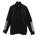 アディダス ワンポイントワッペン ジャージ S ブラック adidas スポーツ トレーニング メンズ 【中古】 【230408】