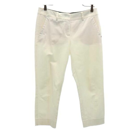 古着 SPORTMAX CODE スポーツマックスコード ビジュー付き パンツ 42 白 レディース 【中古】 【PD】 古着 SPORTMAX CODE スポーツマックスコード ビジュー付き パンツ 42 白 レディース 【中古】 【PD】