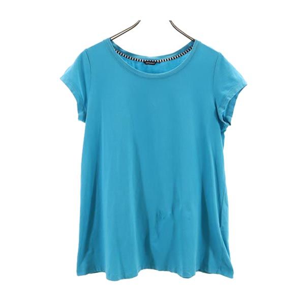 マリメッコ Aライン フレンチスリーブ 半袖 Tシャツ M 水色系 marimekko レディース 【中古】 【230612】 メール便可