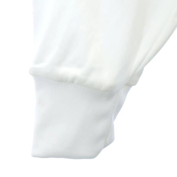 古着 adicolor adidas アディカラー アディダス ロゴ刺繍 ジップジャケット L ホワイト系 裏起毛 プルオーバー トレーナー メンズ 【中古】