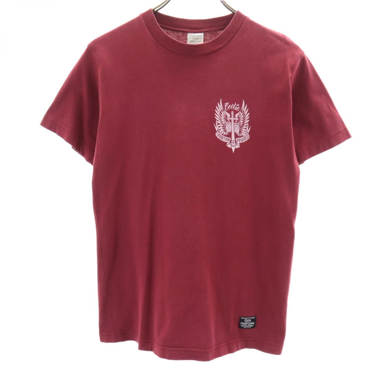 Rakuten - 古着 両面プリント 半袖 Tシャツ S レッド メンズ 【中古】 【PD】